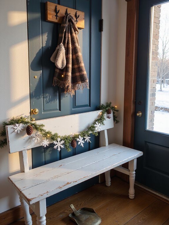 diy winter garland decor