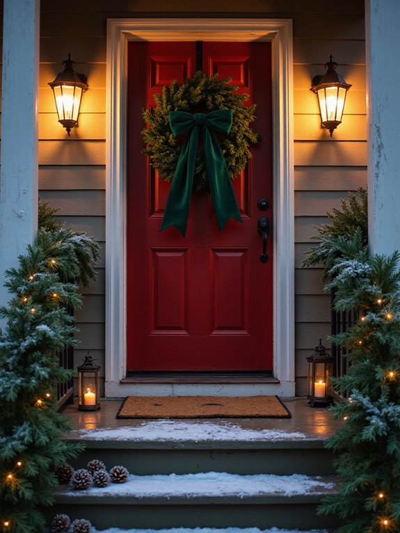 dreamy ribbons adorn porches