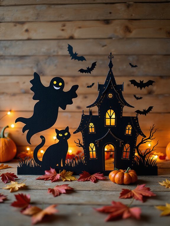 easy halloween paper cutouts