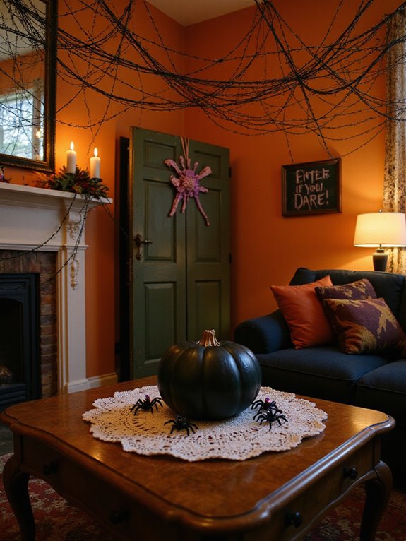 easy halloween spider webs