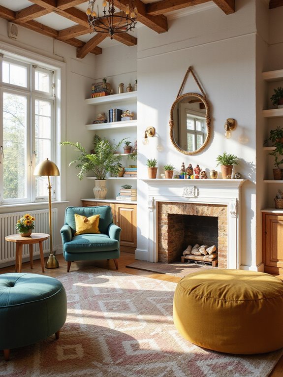 eclectic bohemian design elements