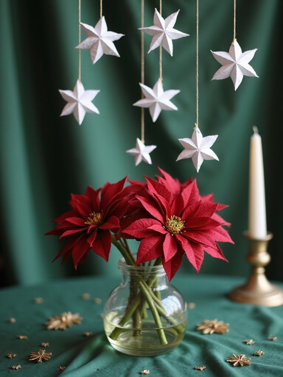 eco friendly paper centerpiece crafting