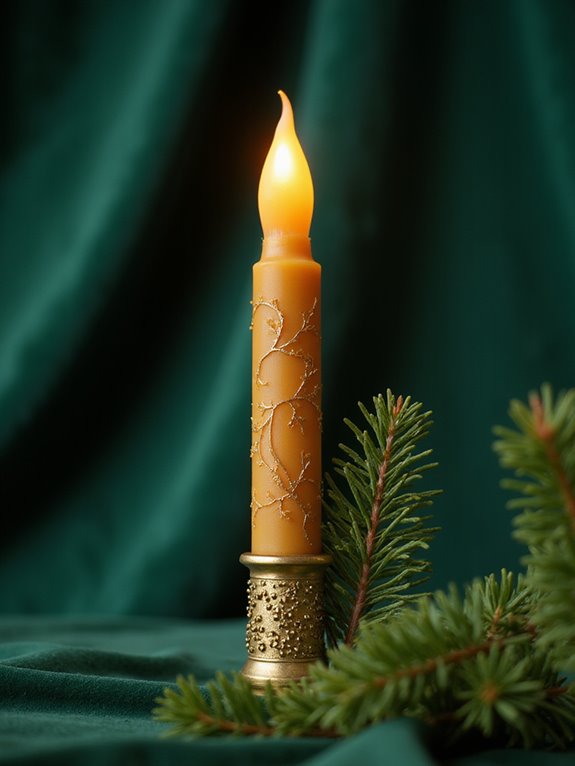 elegant candlelit holiday decor