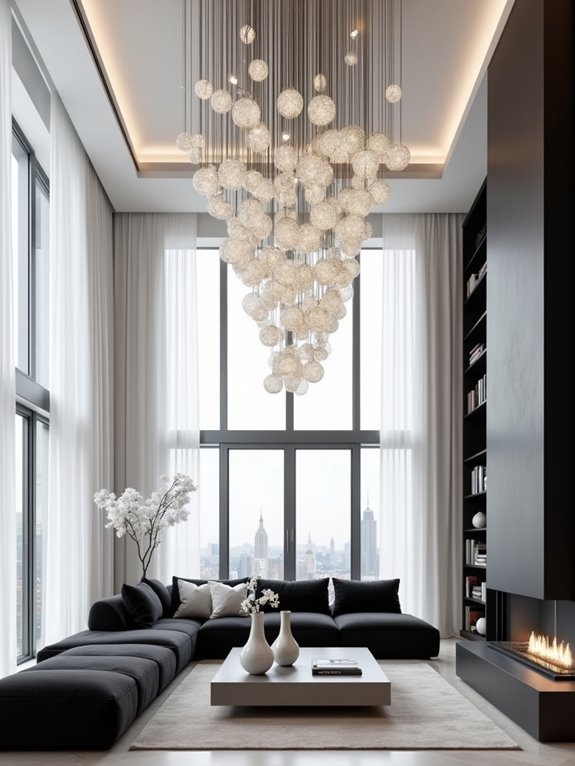 elegant chandelier with versatility