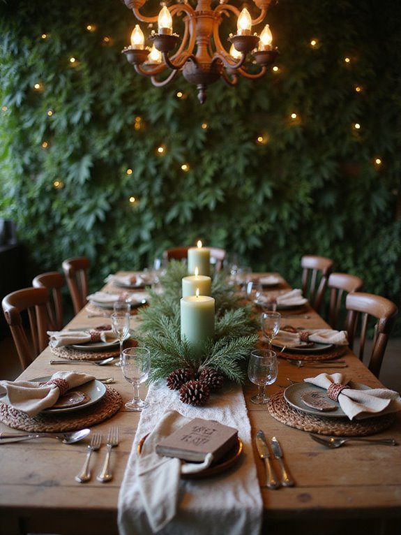 elegant christmas napkin rings