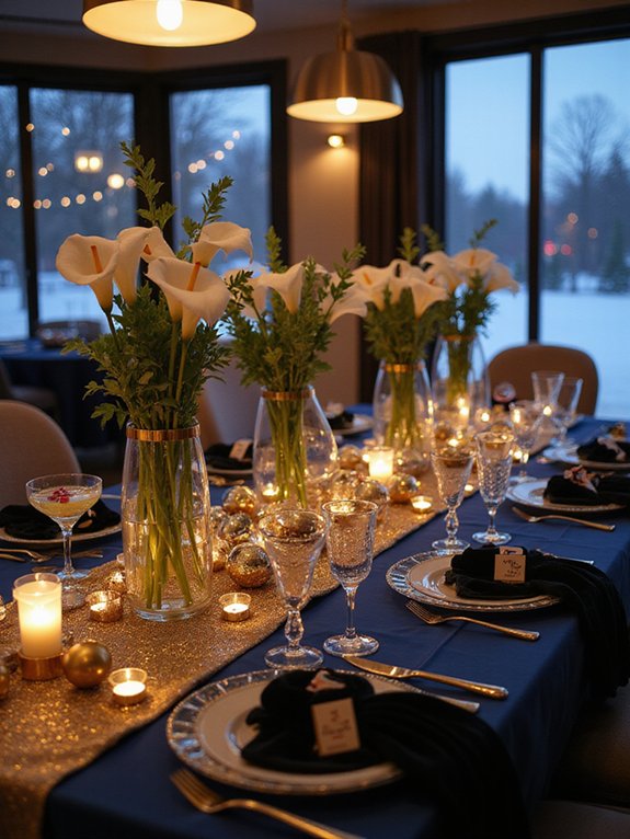 elegant festive table decor