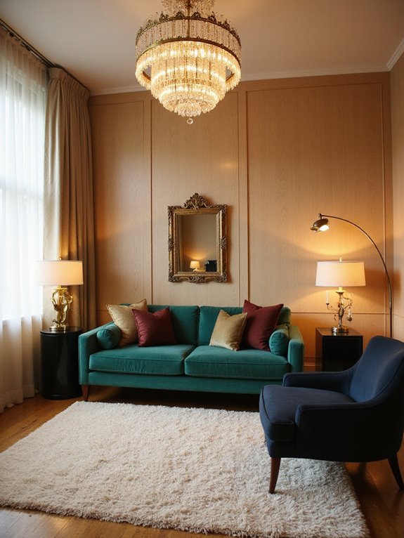 elegant lighting enhances ambiance