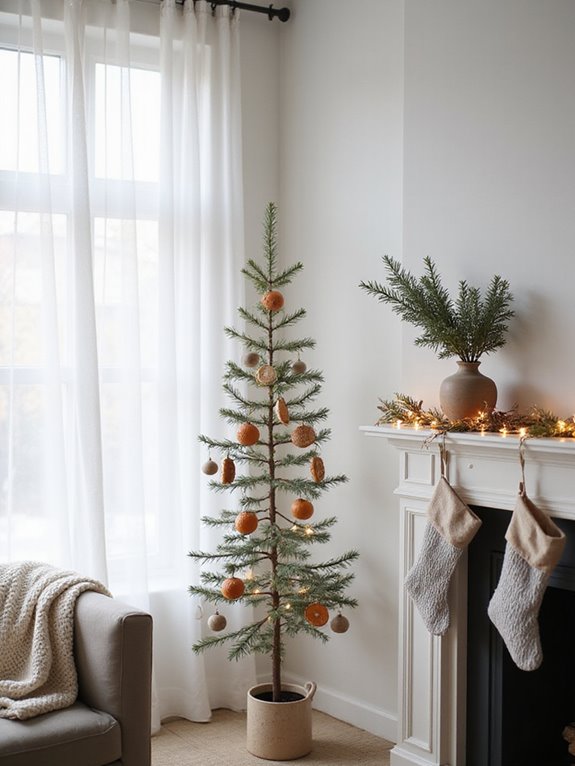 elegant minimalist holiday decor