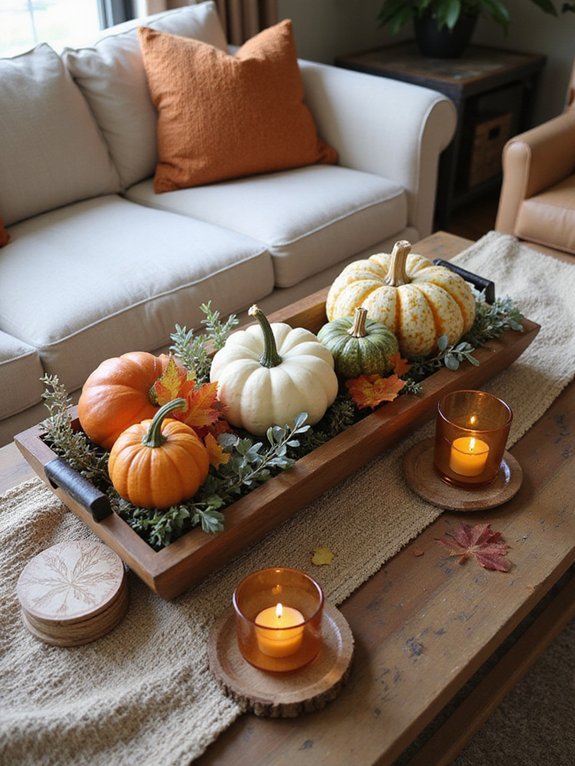 elegant organization with trays