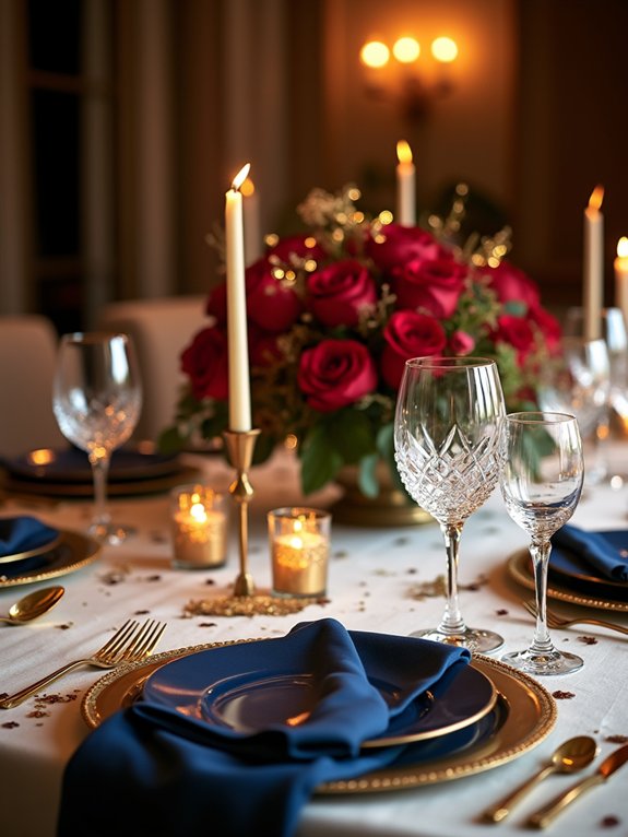 elegant sparkling glassware selection