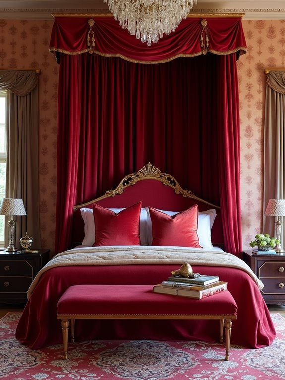 elegant velvet bedroom transformation