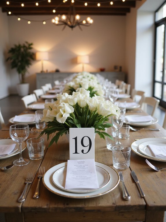 elegant white ceramic markers