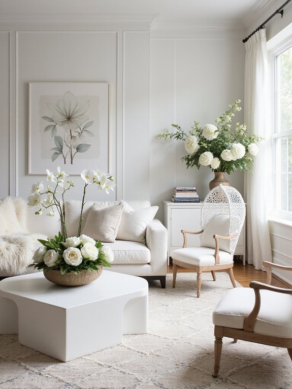 elegant white interior inspirations
