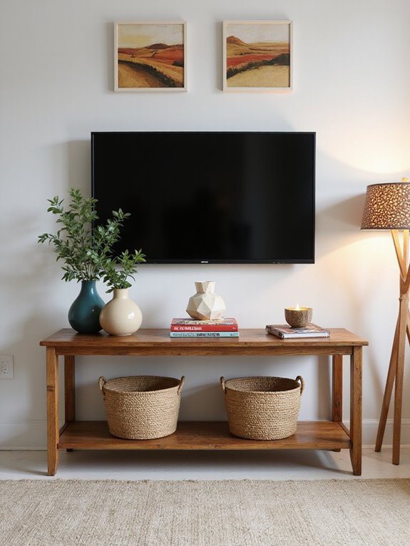 elevate tv space stylishly