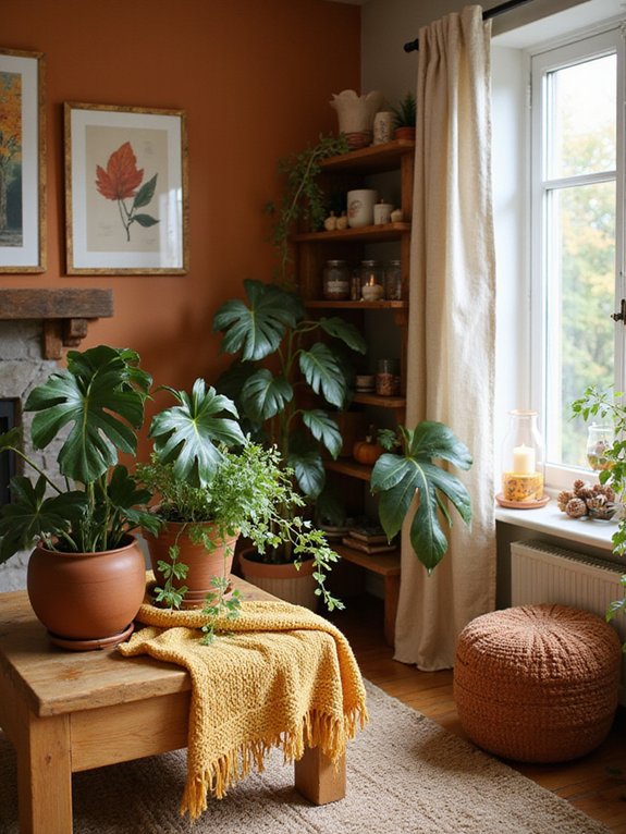 embrace fall with indoor plants