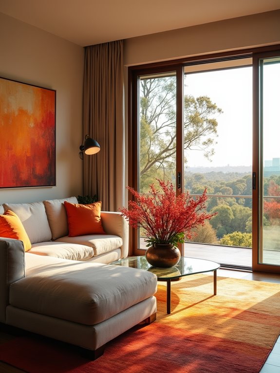 eucalyptus inspired living room decor