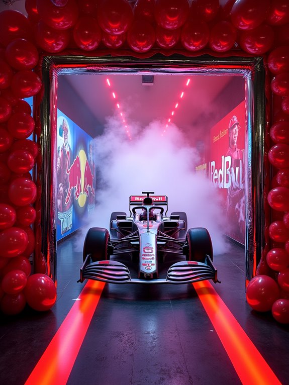 exciting finish line photobooth