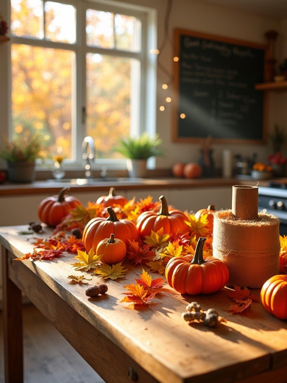 fall family crafting traditions