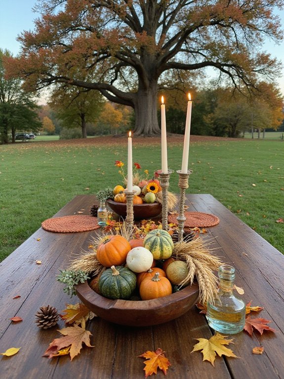 fall inspired table decor ideas