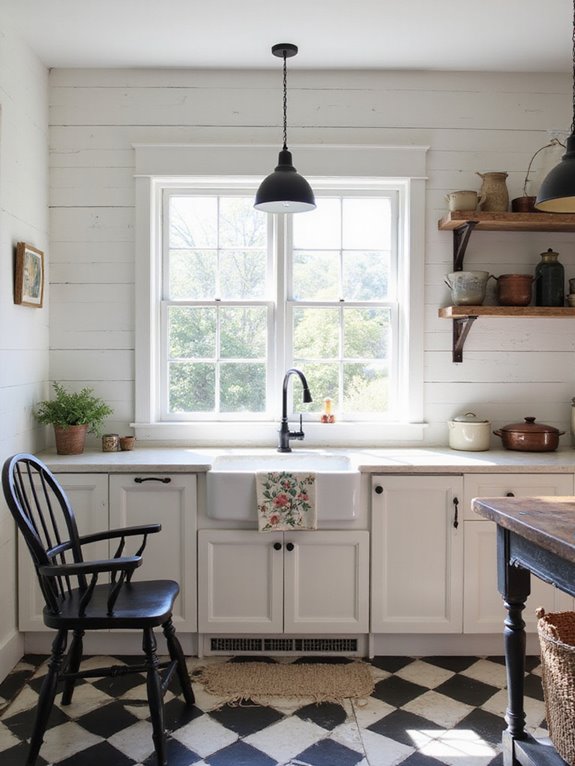 farmhouse charm kitchen makeover