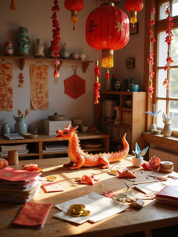 festive and simple origami