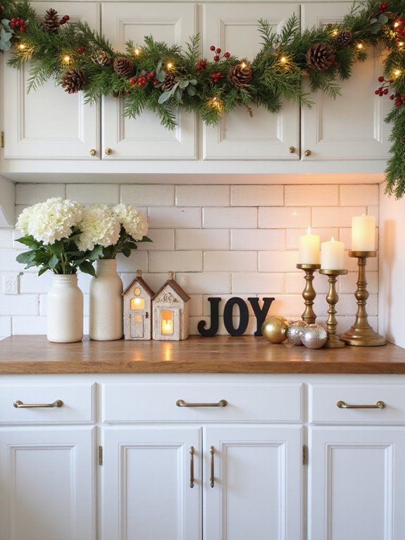 festive cabinet decor themes