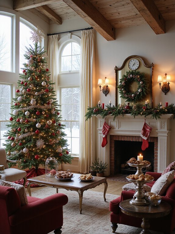 festive christmas color themes