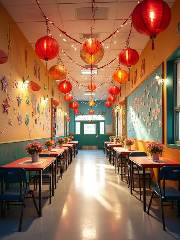 festive colorful welcoming spaces