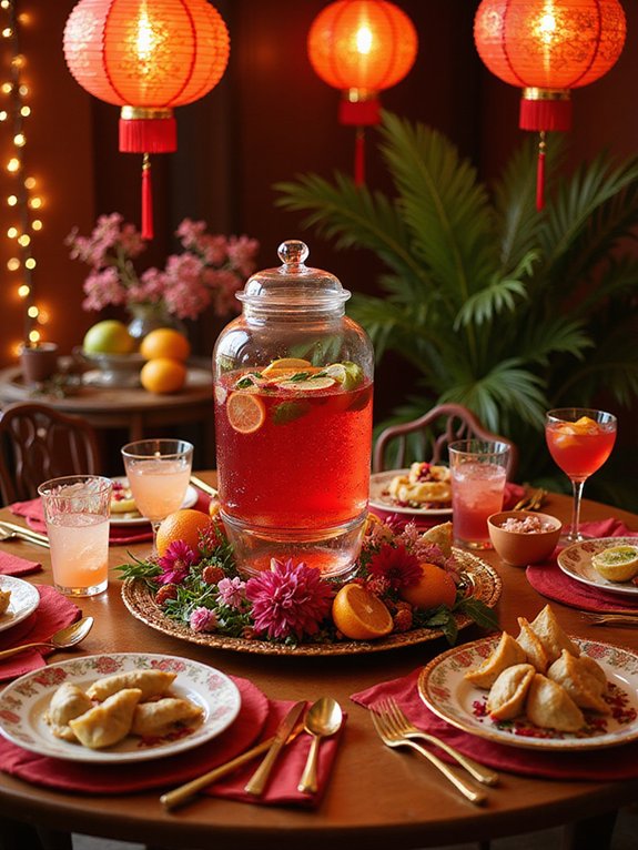 festive drinks for celebration