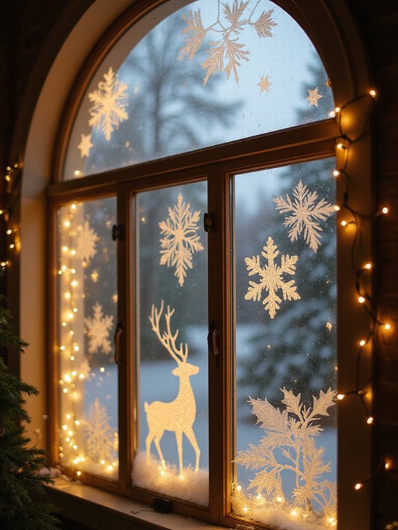 festive holiday window designs