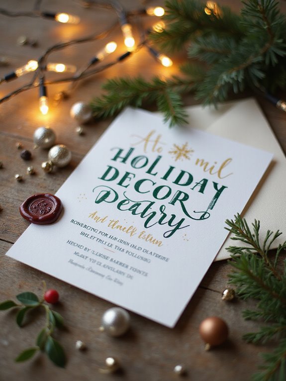 festive invitation design tips