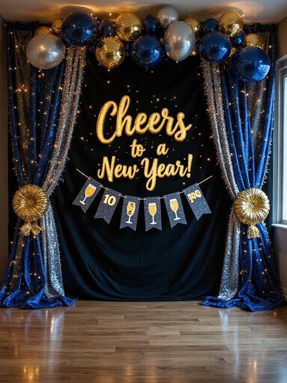 festive new year s decorations