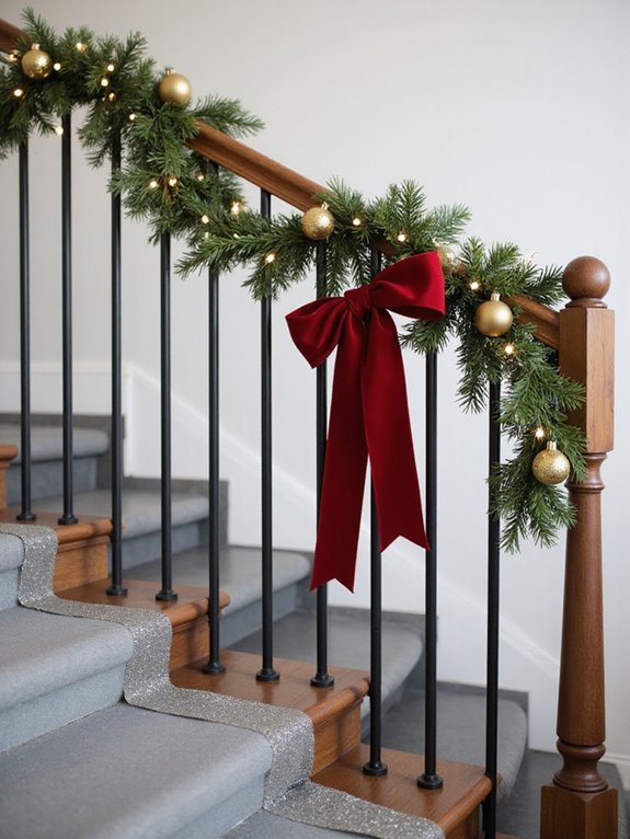 festive railing decoration ideas
