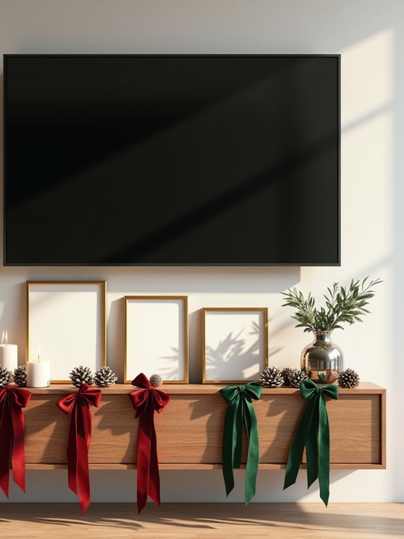 festive ribbon arrangements ideas