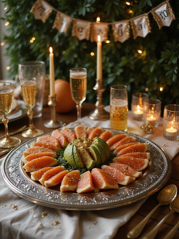 festive serving platters delight