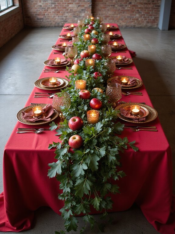 festive table linens collection