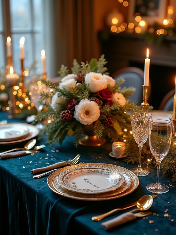 festive table setting ideas
