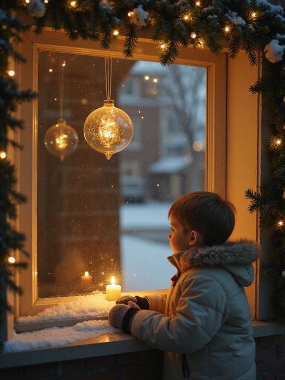 festive window decoration inspiration