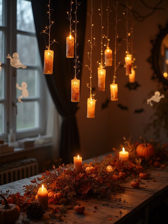 floating candles create ambiance