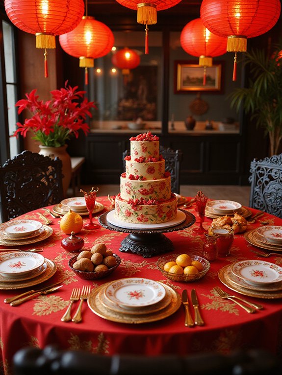 fortune prosperity vibrant dishes