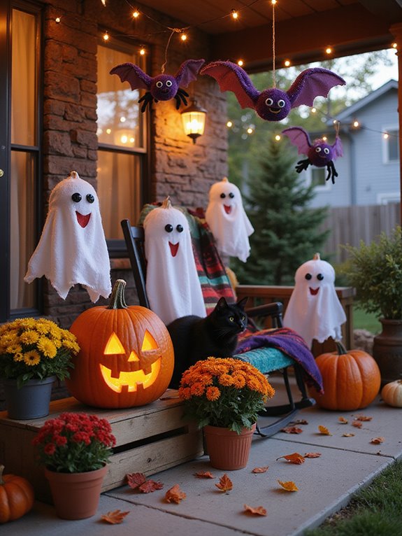 friendly halloween creature decor