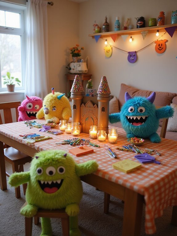 friendly monster puppet crafts