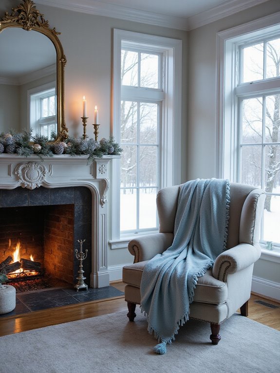 frosted velvet chair throws