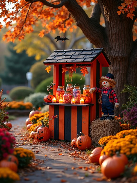 fun halloween candy stations