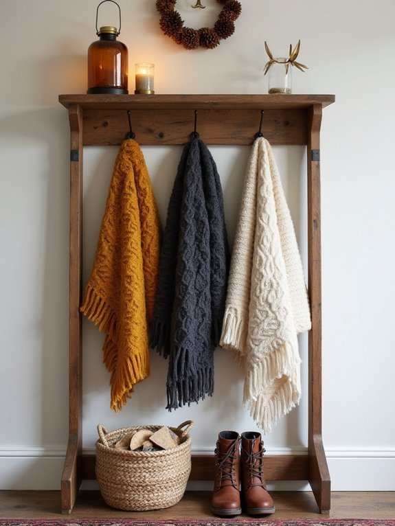 functional winter coat organization