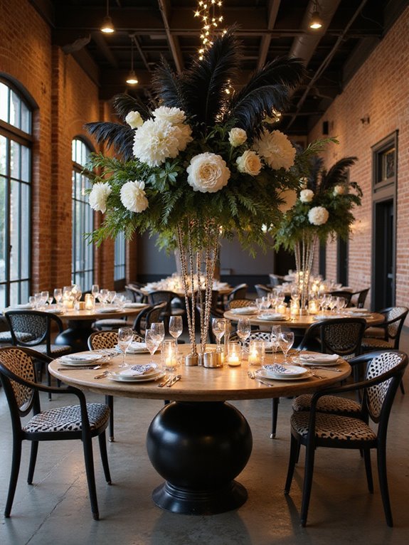 geometric black white elegance