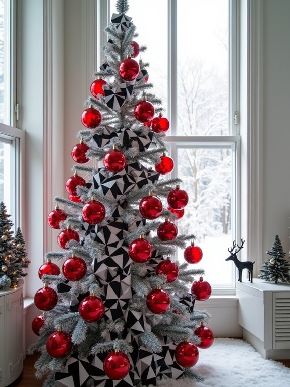 geometric glam ornaments collection