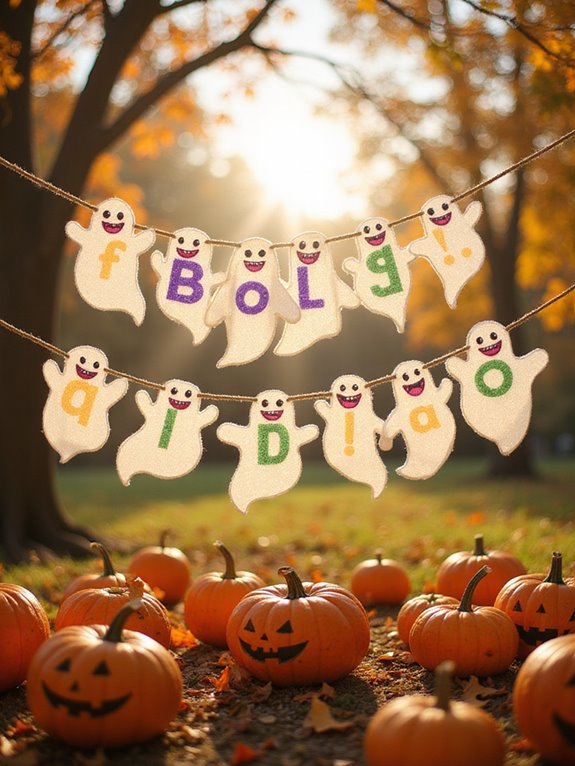 ghostly halloween banner designs