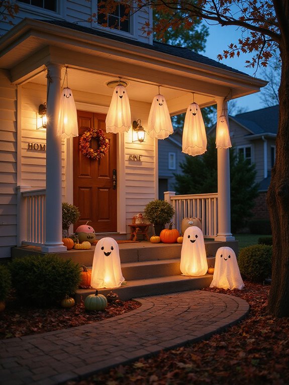 ghostly lanterns for halloween