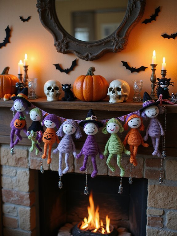 ghoulish garlands for halloween